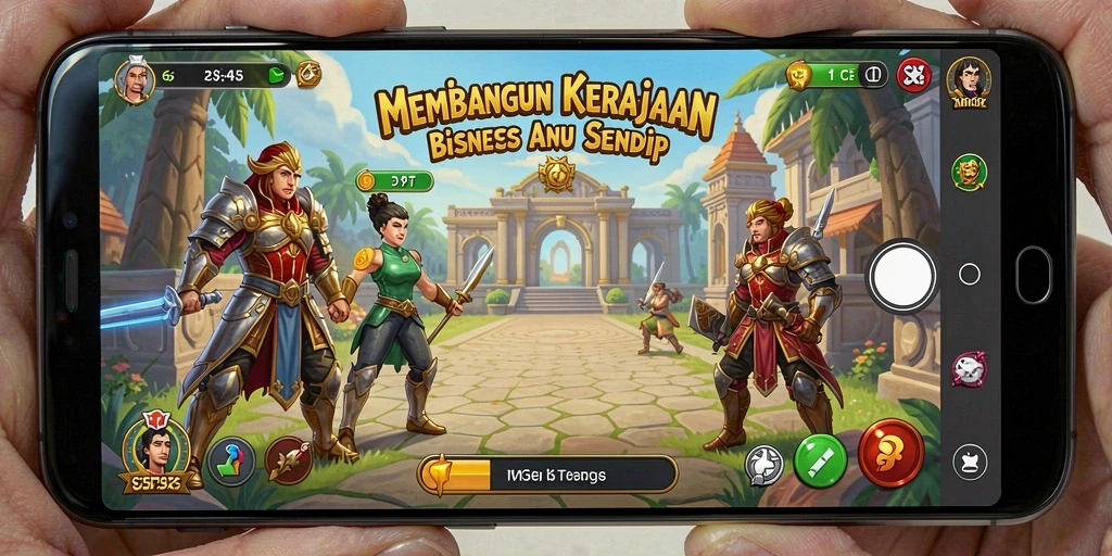 Screenshot utama 6CF menampilkan dinamika membangun bisnis Tycoon.