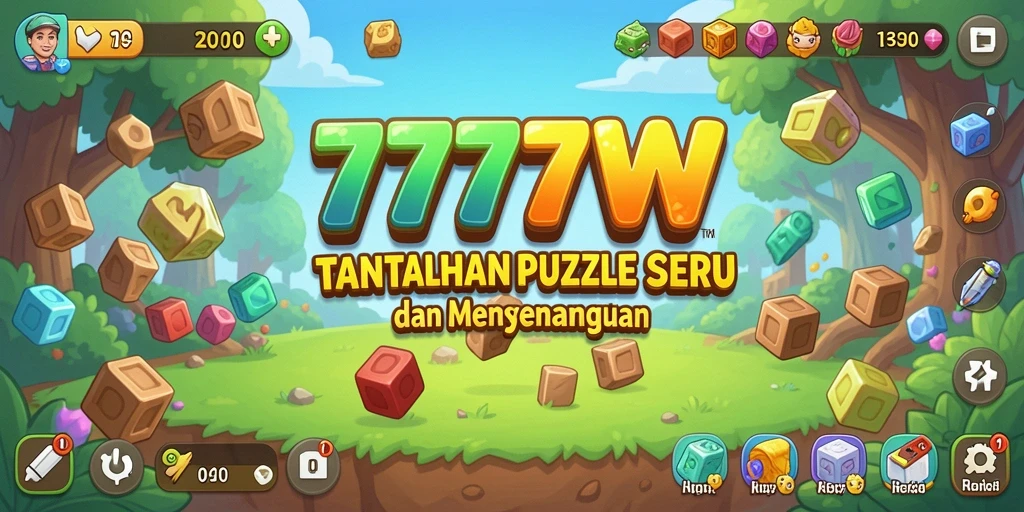 Gameplay menegangkan dari 7777W yang penuh teka-teki.
