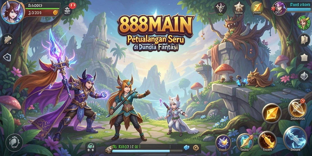 Menampilkan gameplay seru dalam dunia petualangan menakjubkan.