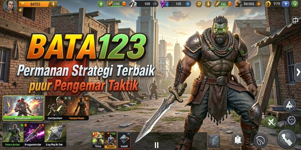 Gameplay BATA123 menunjukkan pertempuran strategi yang intens dan mendebarkan.