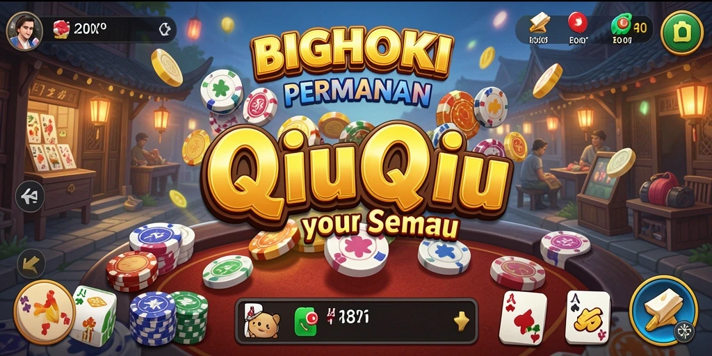 Gameplay seru QiuQiu di BIGHOKI.