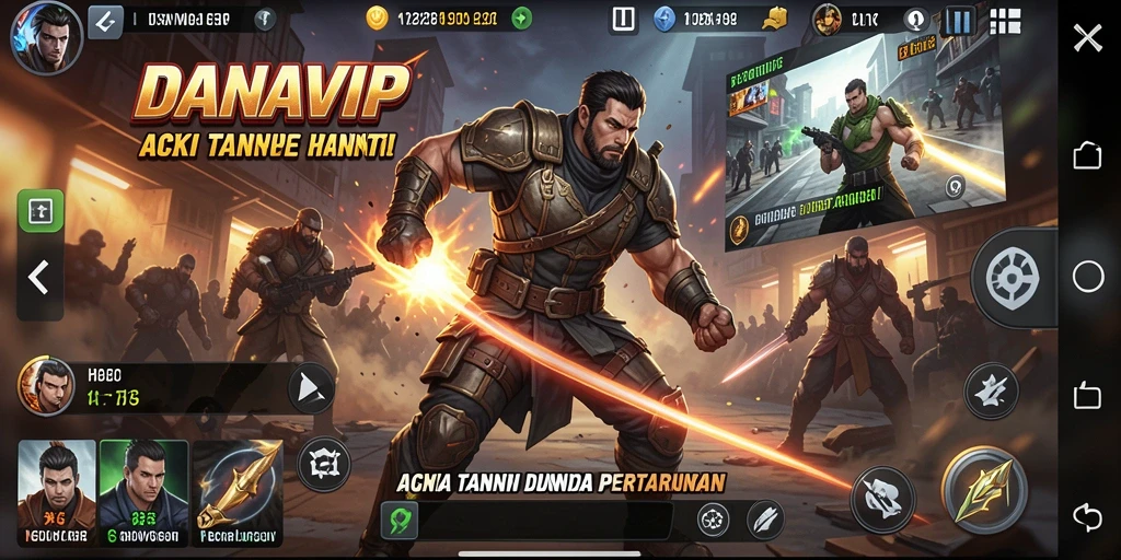 Gameplay seru dan mendebarkan di DANAVIP.