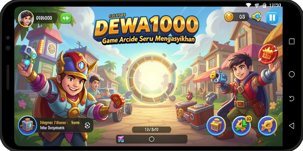 Tampilan gameplay seru dari DEWA1000 yang penuh tantangan.
