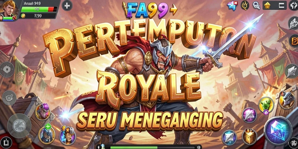 Tangkapan layar menampilkan aksi mendebarkan dalam game Battle Royale.