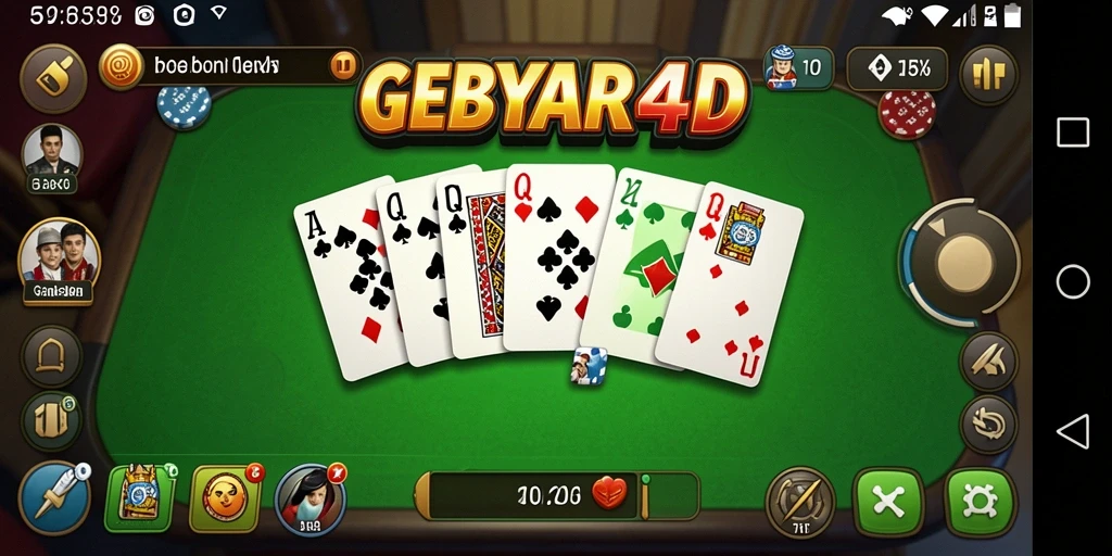 Tampilan gameplay seru dalam GEBYAR4D yang mengasyikkan.