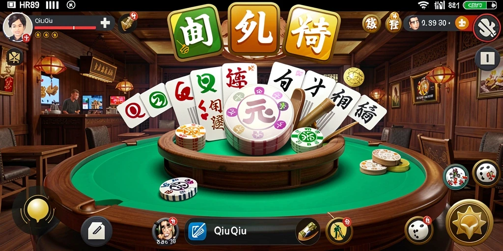 Tampilan gameplay HR89 yang menarik dan seru saat bermain QiuQiu.
