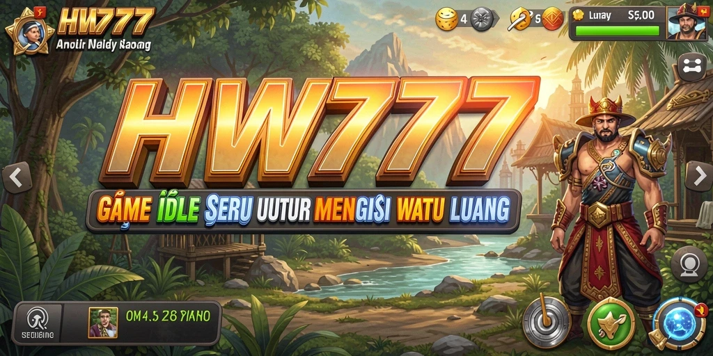 Tampilkan momen seru dalam gameplay Idle HW777.