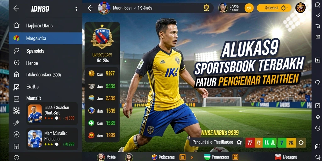 Tampilan gameplay yang menarik di aplikasi sportsbook IDN89.