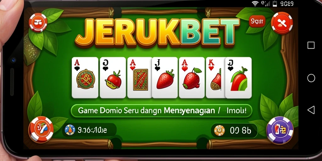 Tampilan menarik dari gameplay Domino JERUKBET yang penuh tantangan.