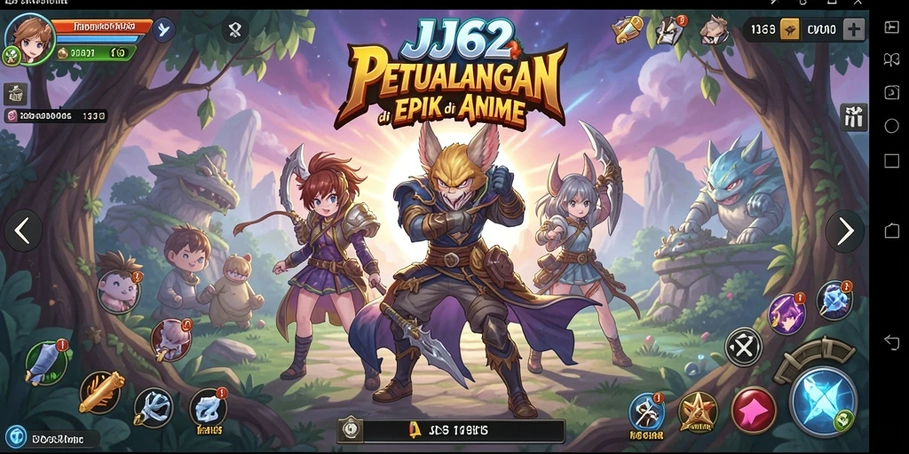 Tampilan gameplay <strong>JJ62</strong> yang mendebarkan dan penuh warna.