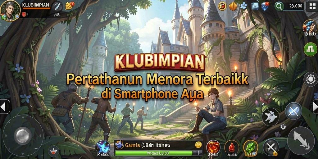 Tangkapan layar KLUBIMPIAN memperlihatkan momen menegangkan dalam peperangan Tower Defense.