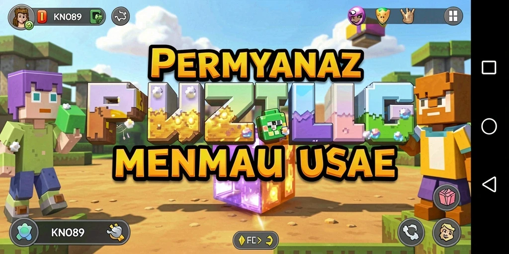Screenshot gameplay KNO89 menampilkan tantangan puzzle yang menarik dan interaktif.