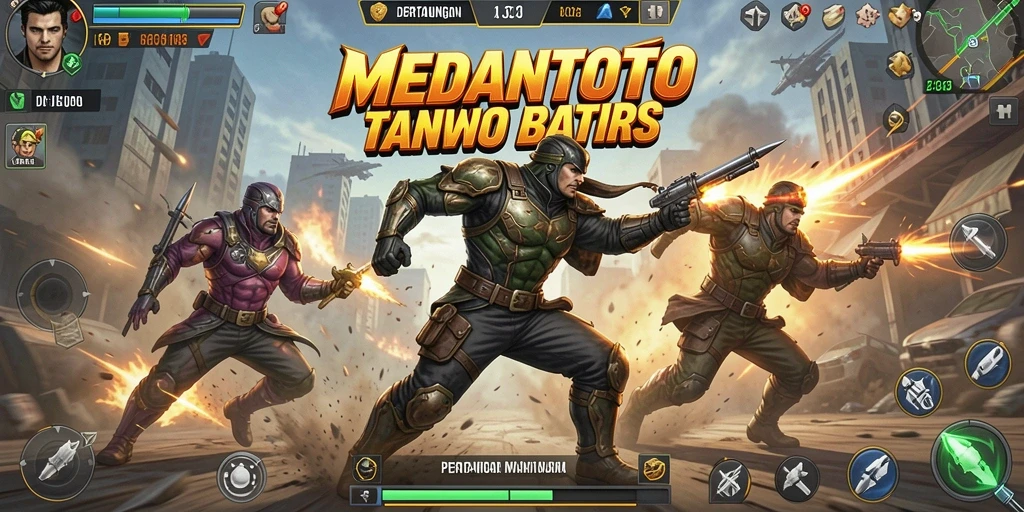 Tampilan gameplay MEDANTOTO yang seru dan penuh aksi.