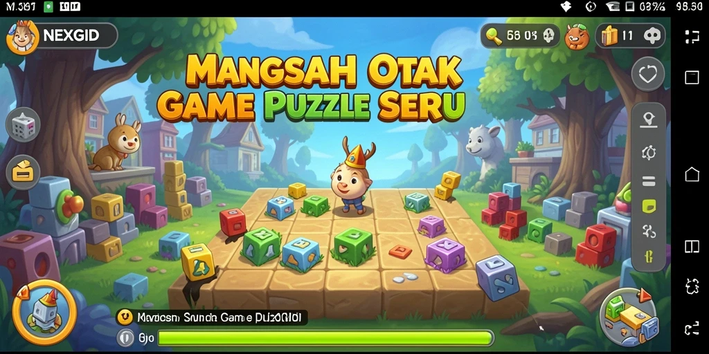 Screenshot NEXGID menampilkan gameplay Puzzle yang seru dan penuh tantangan.
