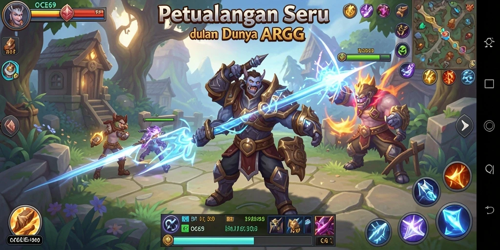 Tampilan gameplay OCE69 yang seru dan mendebarkan di dunia ARPG.
