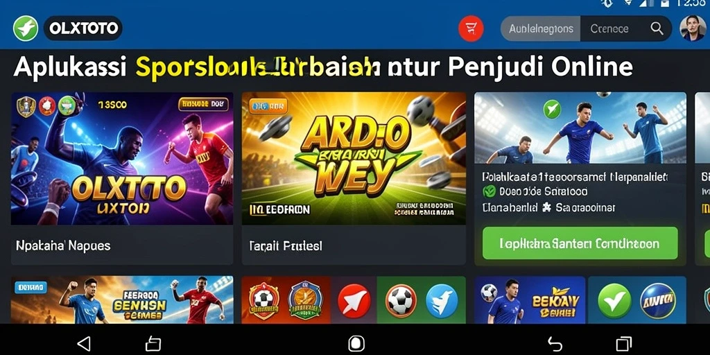 Tampilan screenshot utama dari gameplay Sportsbook OLXTOTO.