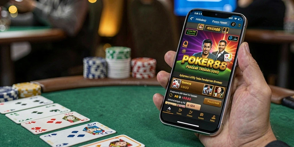 Tampilan antarmuka POKER88 yang modern dan mudah digunakan.