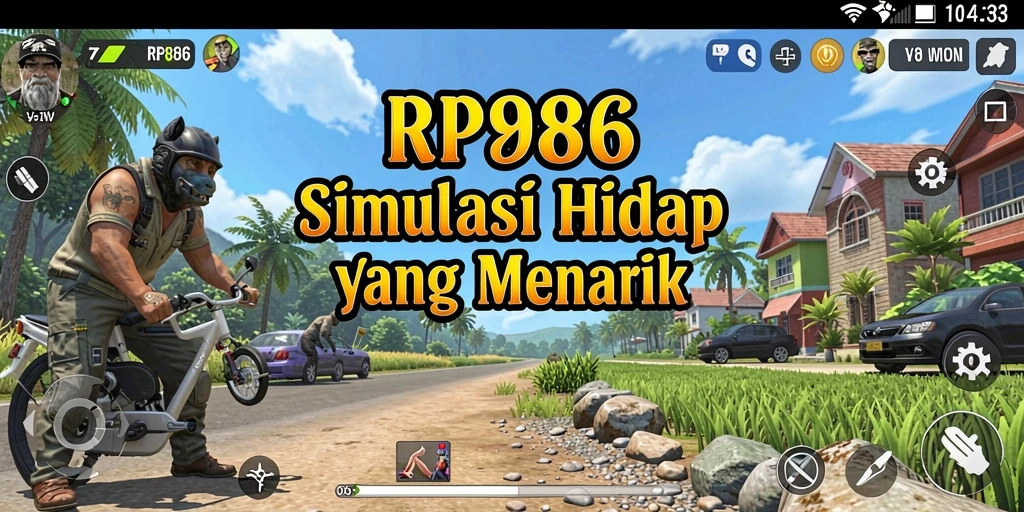 Tampilan menarik dari gameplay RP886 yang penuh dengan interaksi sosial.