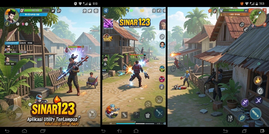 Tangkap layar utama SINAR123 menampilkan antarmuka aplikasi yang user-friendly.