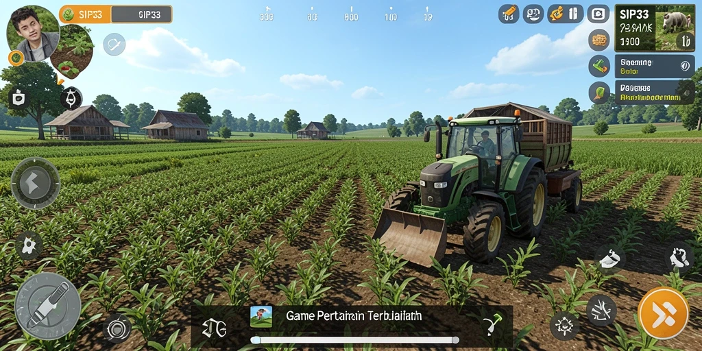 Tampilan gameplay SIP33 yang seru dan menantang dalam bertani.