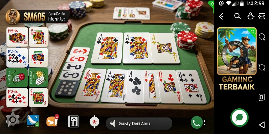 Tampilan gameplay SM605 yang mendebarkan dan interaktif.